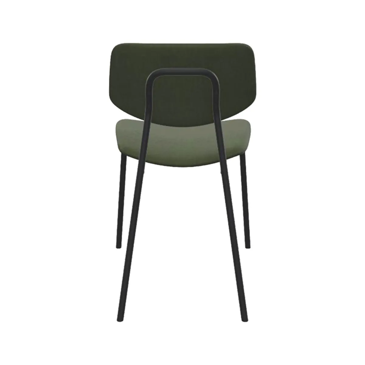 Lago - Chaise vintage en tissu et structure métal — vue 4