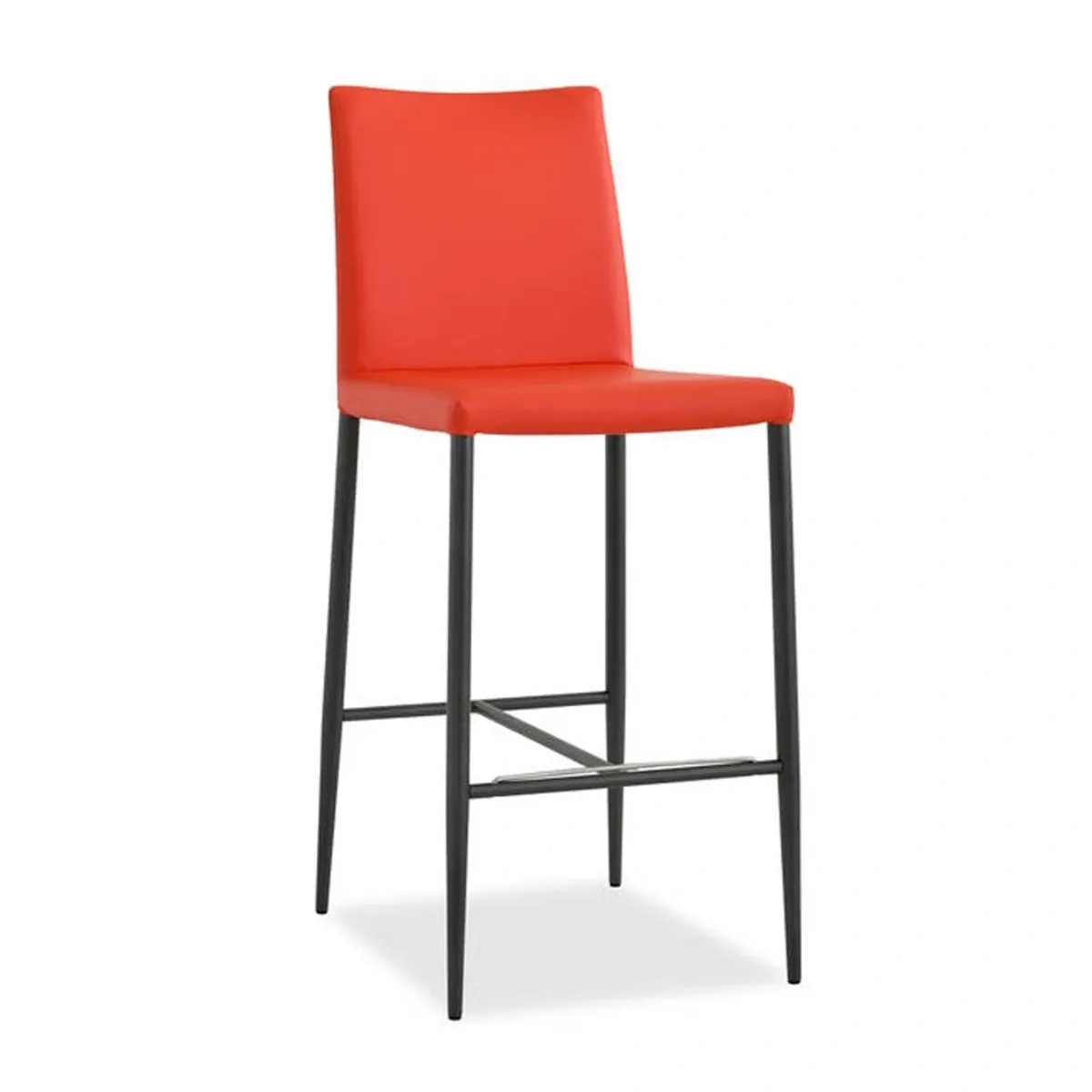 Beo - Tabouret contemporain italien en cuir