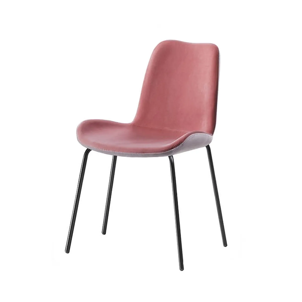 Dalia Midj® - Chaise moderne bicolore en tissu fabriquée en Italie — vue 3