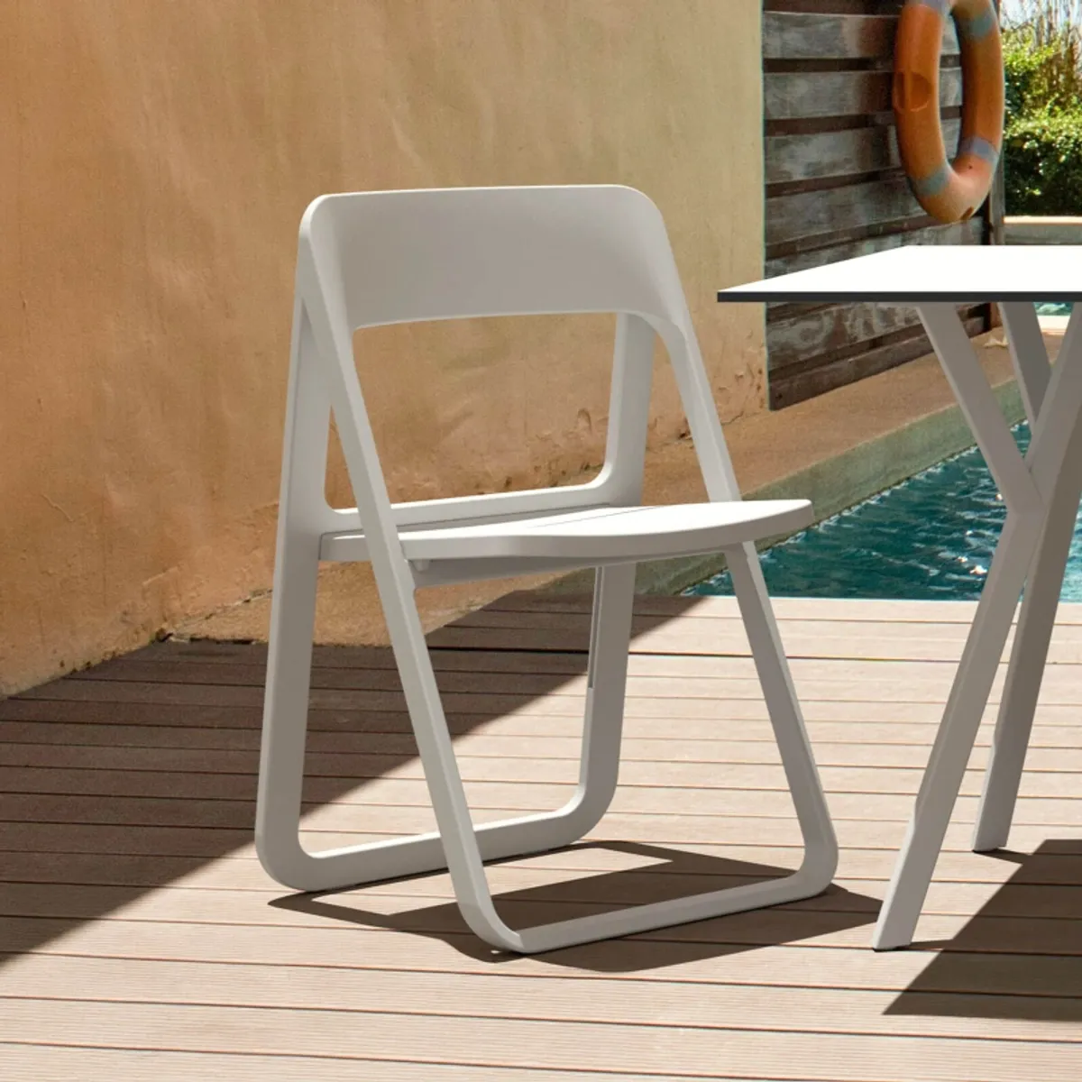Dream - Chaise de jardin pliante moderne en polypropylène