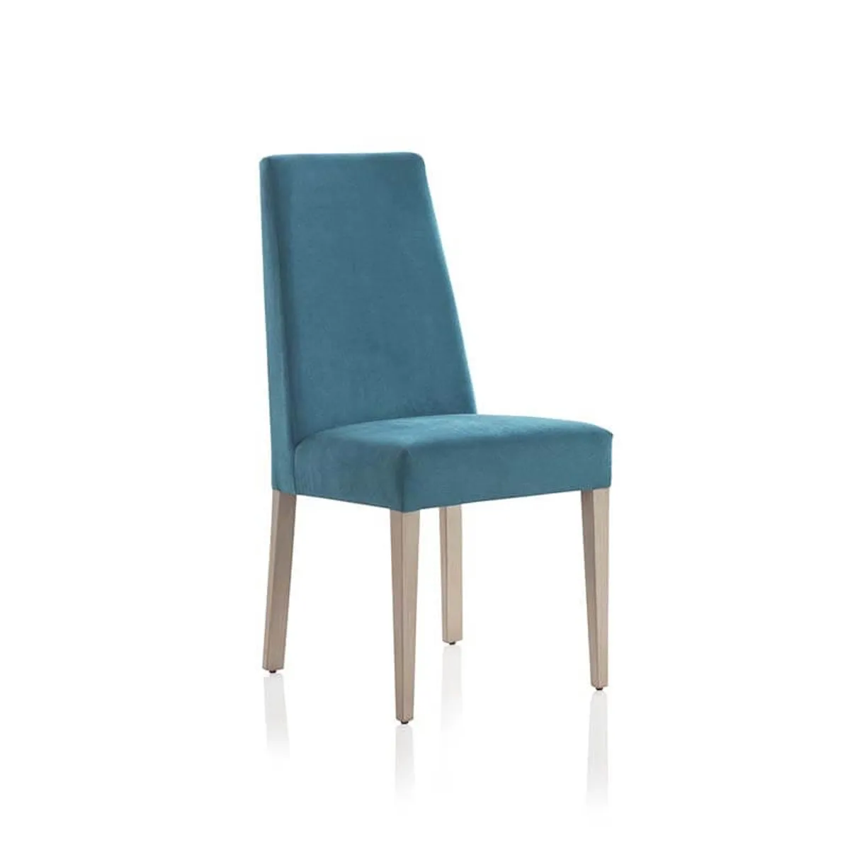 Mila - Chaise contemporaine en tissu avec assise rembourrée — vue 3