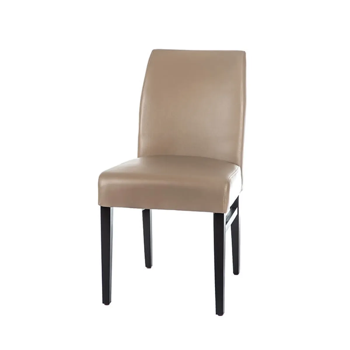 Fritz-40 - Chaise contemporaine rembourrée avec pieds en bois — vue 3