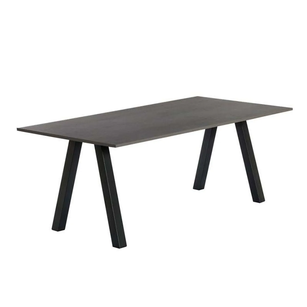 Veneto - Table snack moderne stratifié avec pieds obliques — vue 4