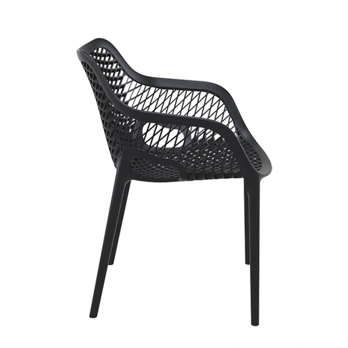 Air XL - Fauteuil de jardin moderne ajouré en polypropylène — vue 5