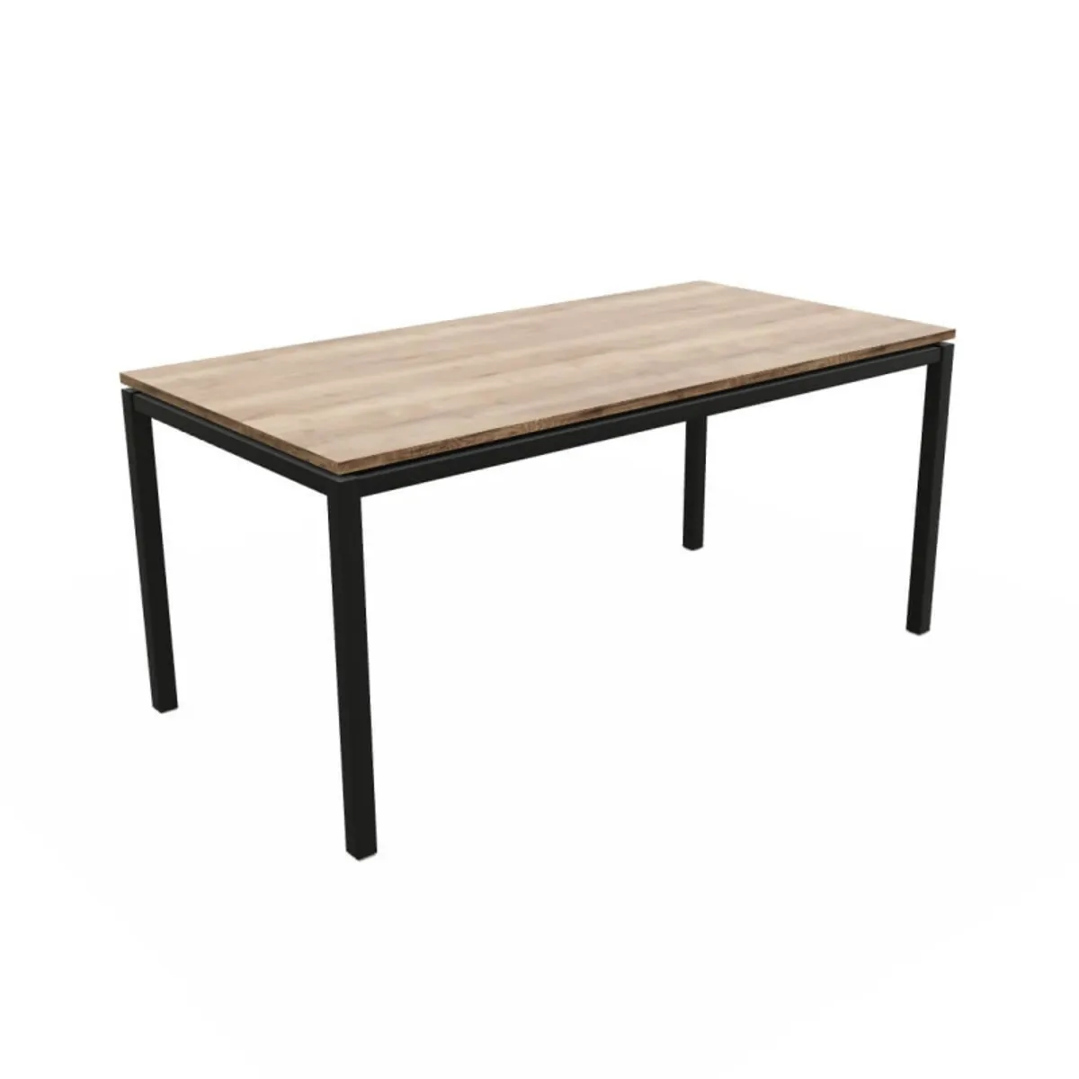 Vicenza - Table haute snack en stratifié avec pieds en métal — vue 3