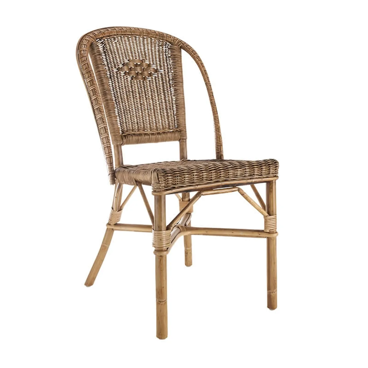 Albertine - Chaise en rotin vintage — vue 3