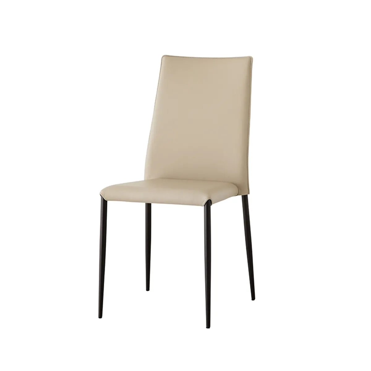 Trix - Chaise italienne contemporaine en synthétique rembourrée — vue 3