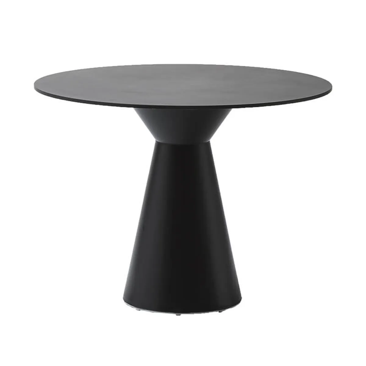 Roller H74 ronde - Table design italienne ronde avec pied central