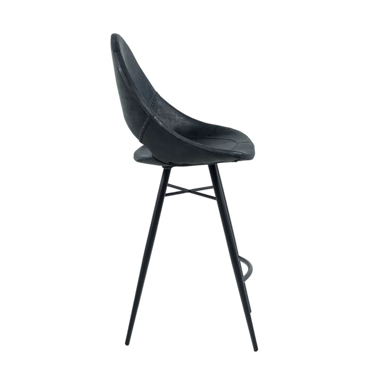 Isidore - Tabouret snack design avec coque ajourée — vue 5