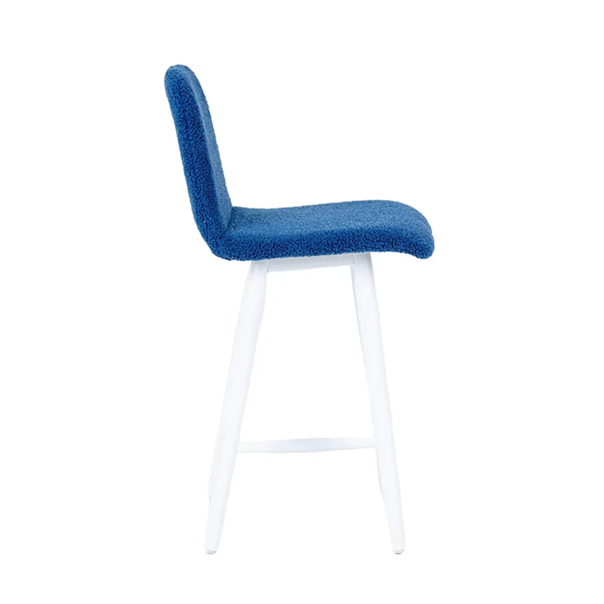 Pandora - Tabouret snack en tissu et pieds en bois massif — vue 5
