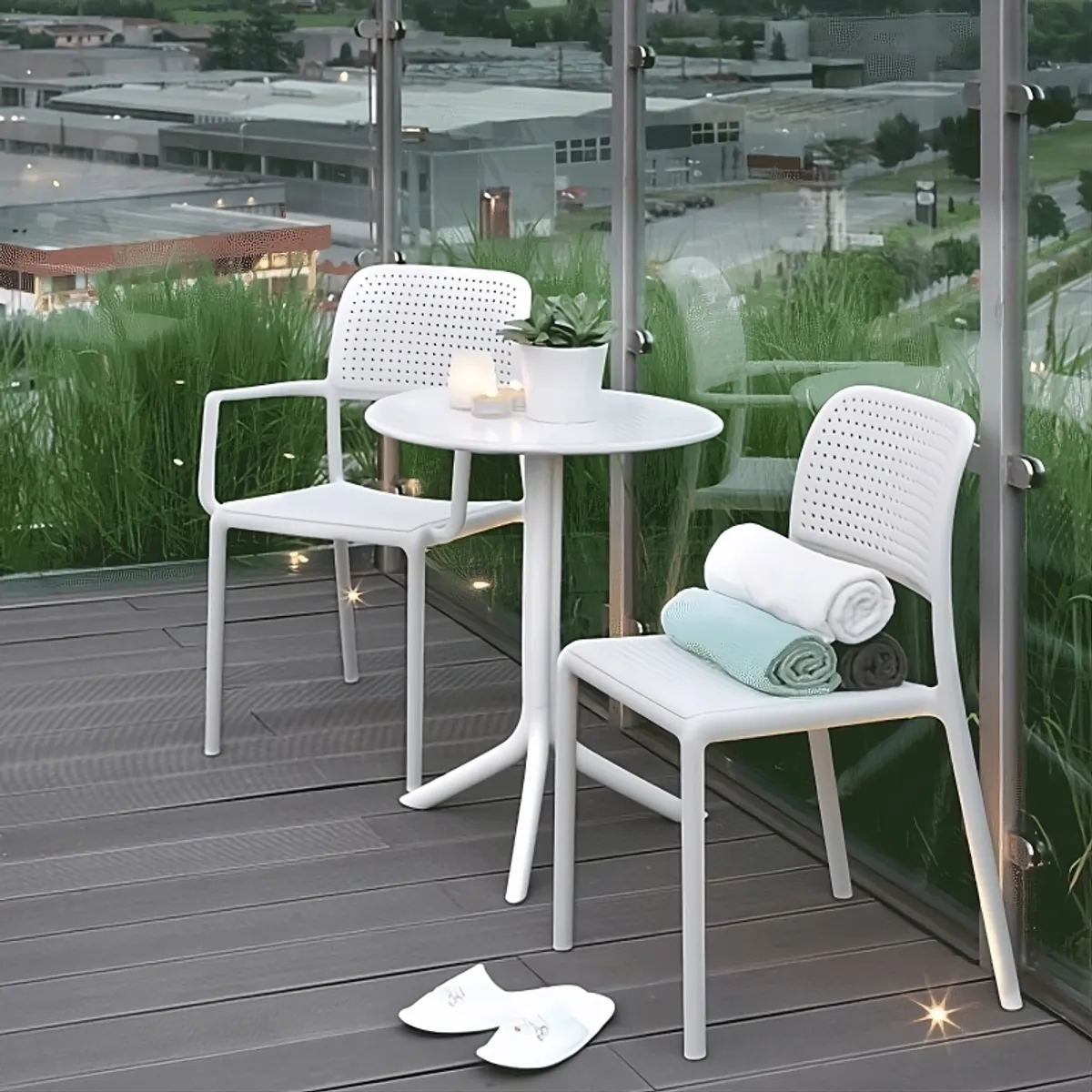 Bora Bistrot - Chaise de jardin en polypropylène — vue 4