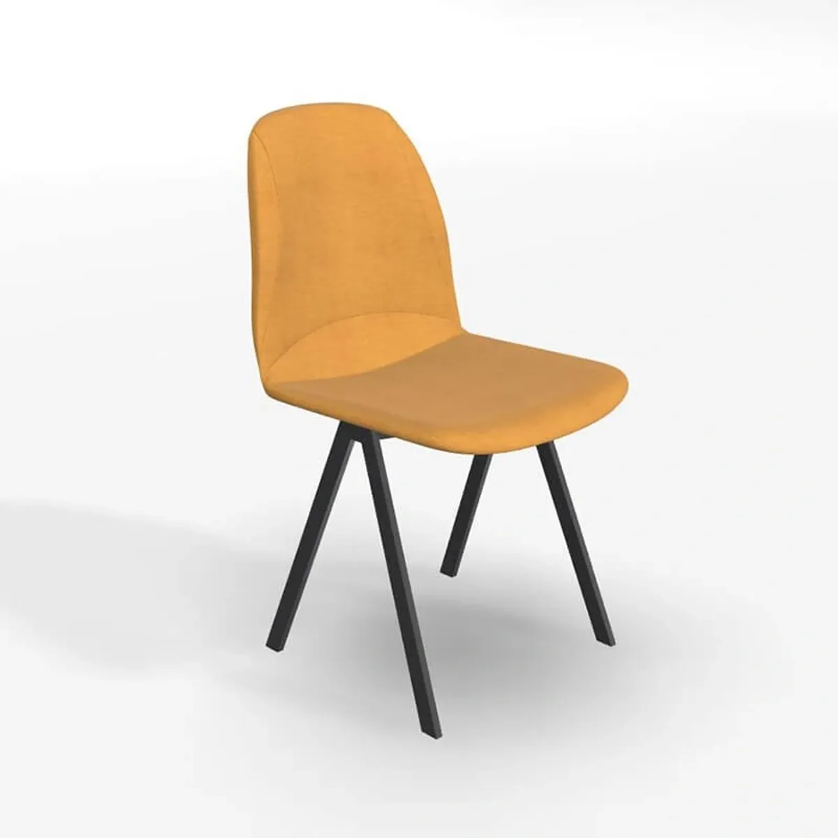 Ona - Chaise de salle à manger moderne en tissu