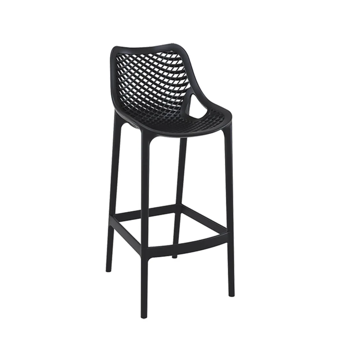 Air - Tabouret de jardin moderne ajouré en polypropylène — vue 3