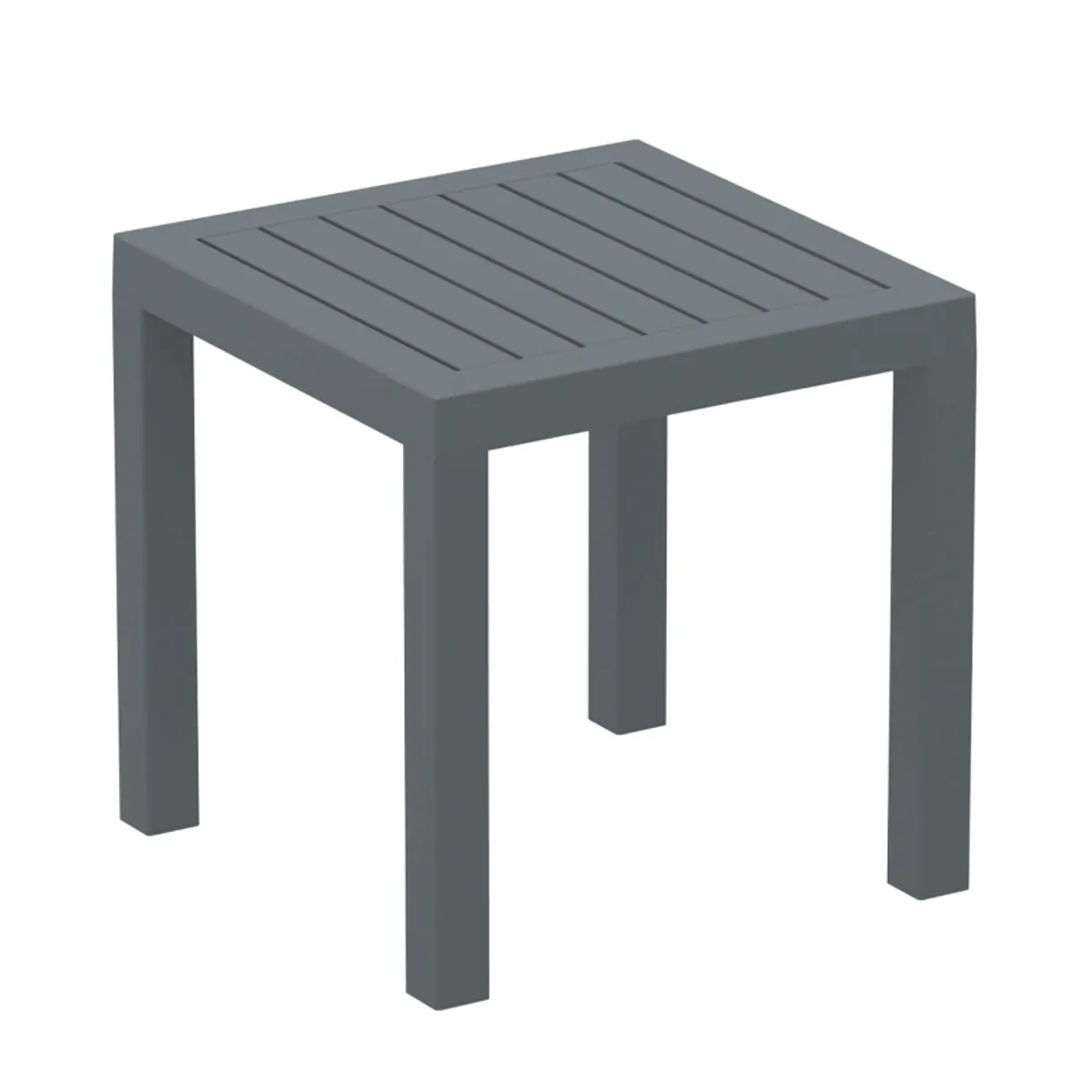 Ocean Side - Table basse d'appoint carrée en résine pour jardin — vue 3