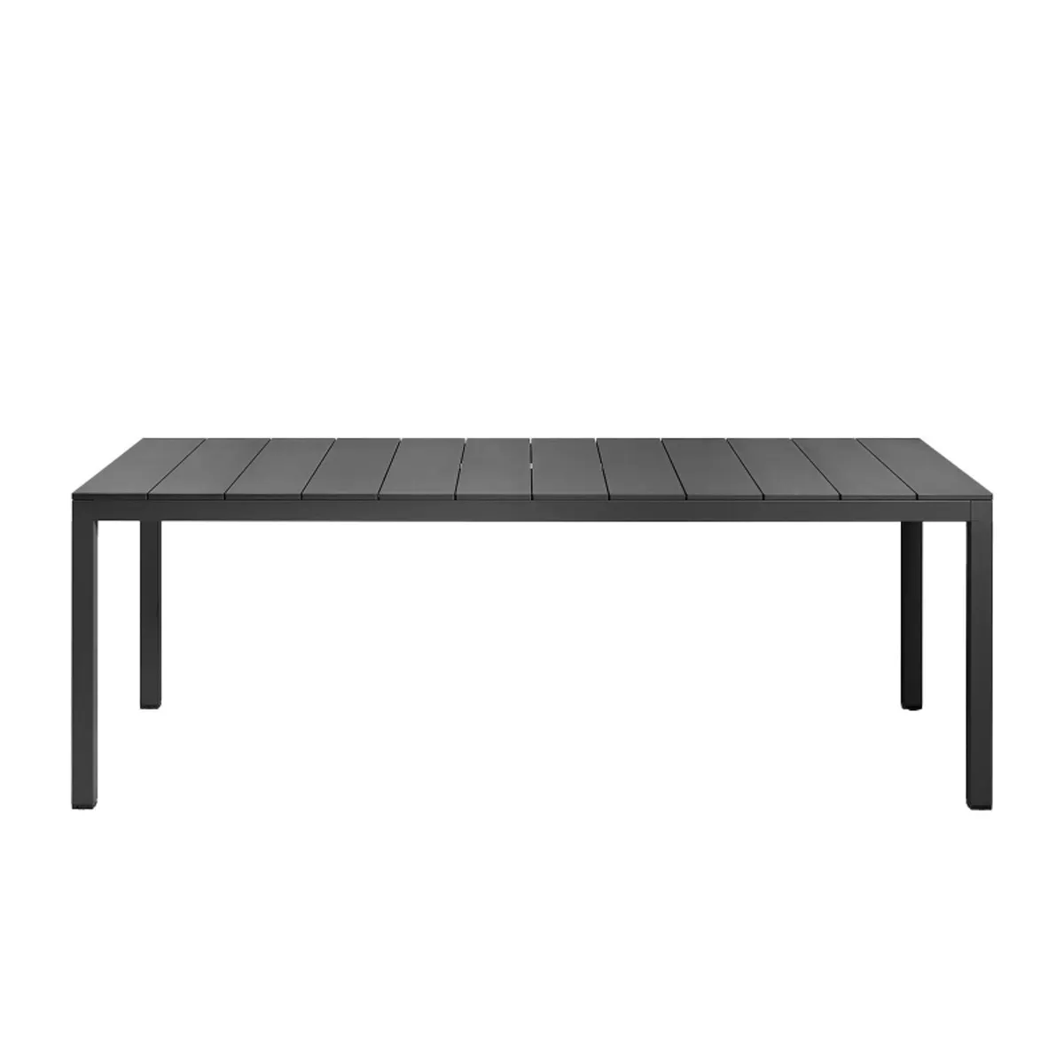 Rio - Table de jardin en aluminium rectangulaire fabriquée en Italie — vue 3