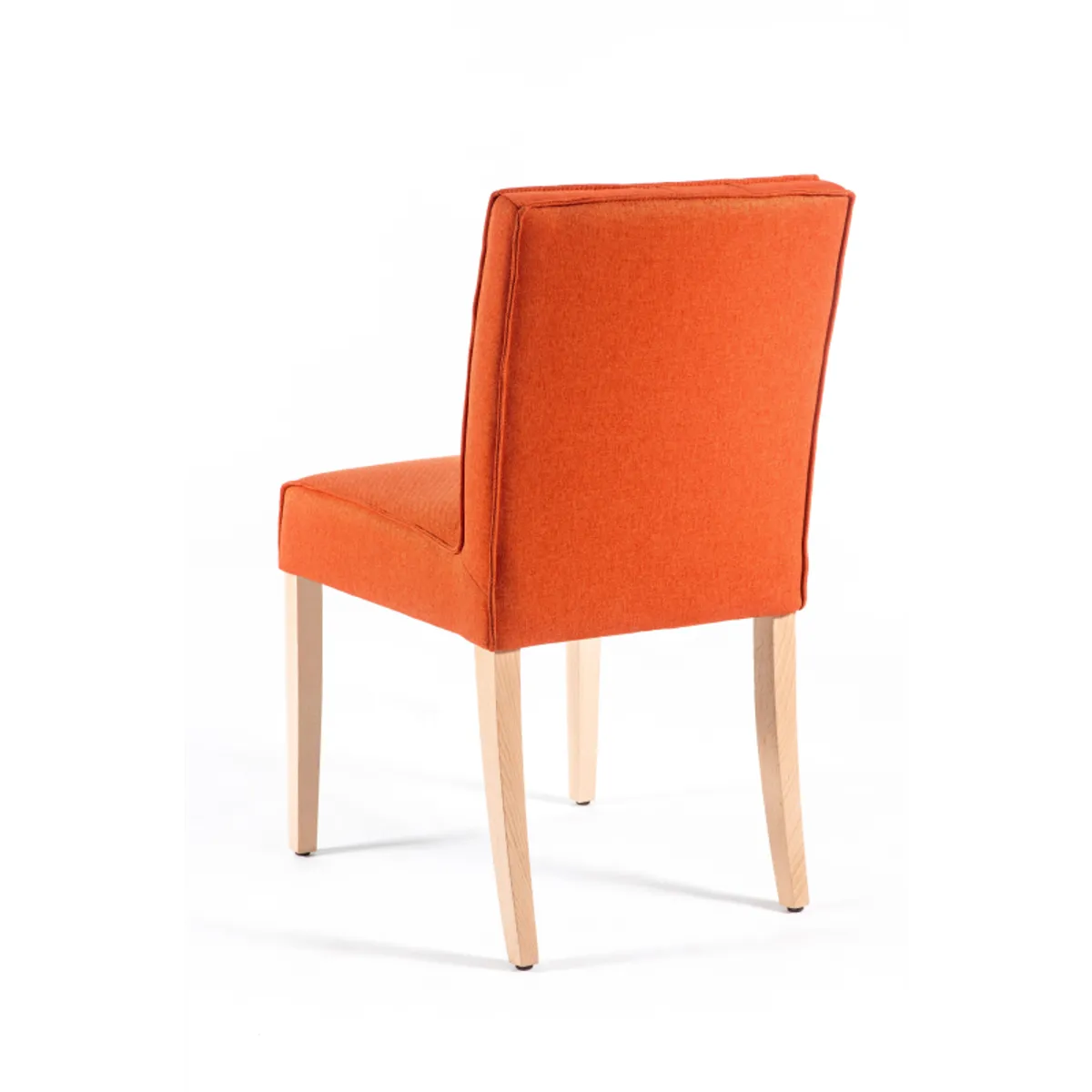 Carpe - Chaise contemporaine en tissu et bois — vue 4
