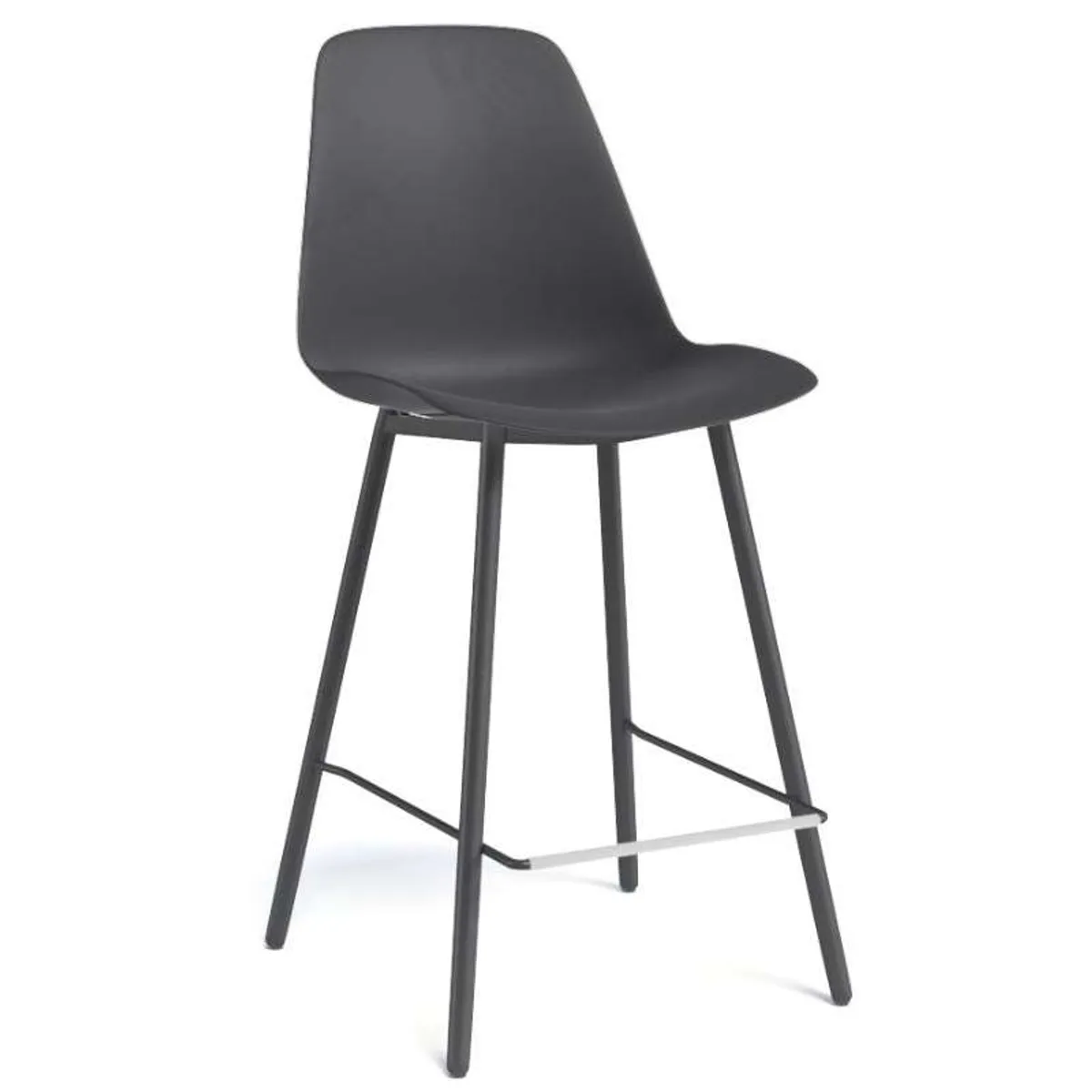Claudio - Tabouret snack moderne avec coque en polypropylène — vue 5