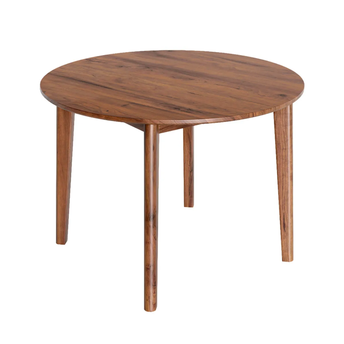 SM120 - Table ronde extensible en bois style scandinave fabrication danoise — vue 3