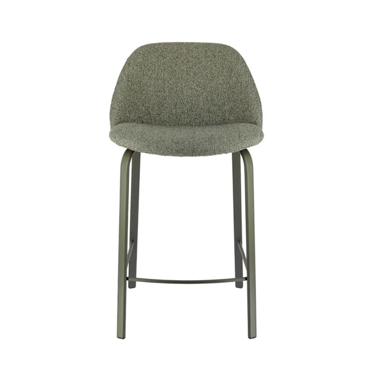 Sofia - Tabouret snack confortable en tissu avec pieds en métal — vue 3