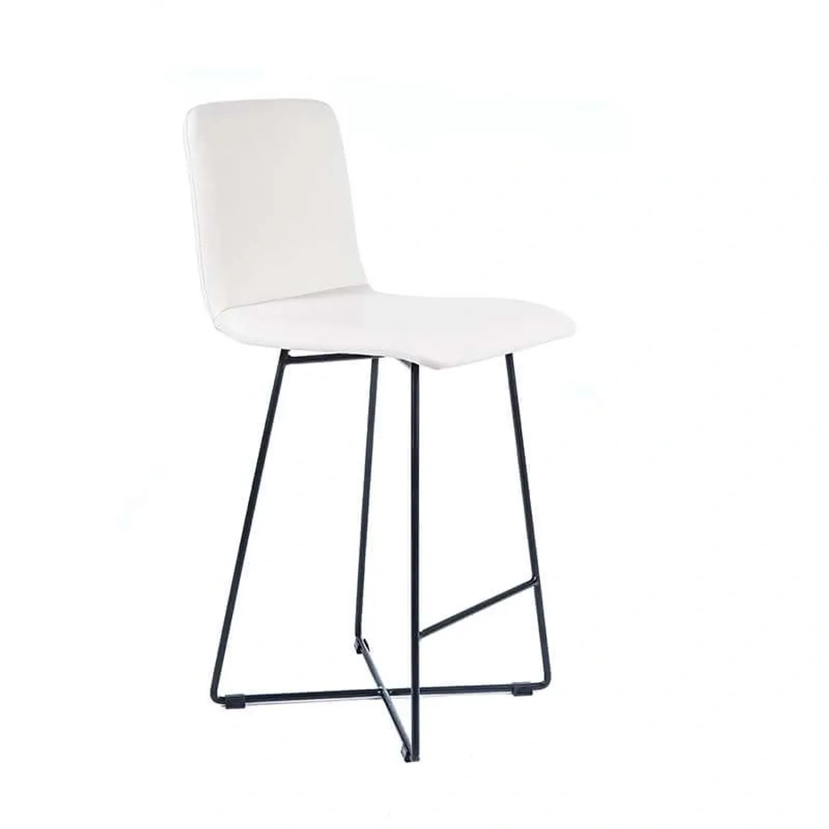BarPlaza diamant - Tabouret snack style scandinave avec pieds design en métal