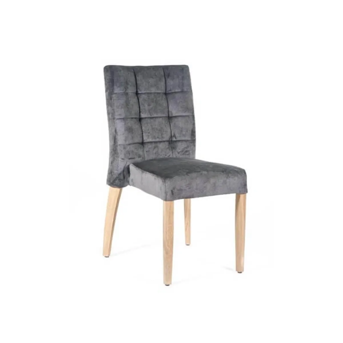 Matias 2 stack - Chaise empilable confortable de salle à manger en tissu