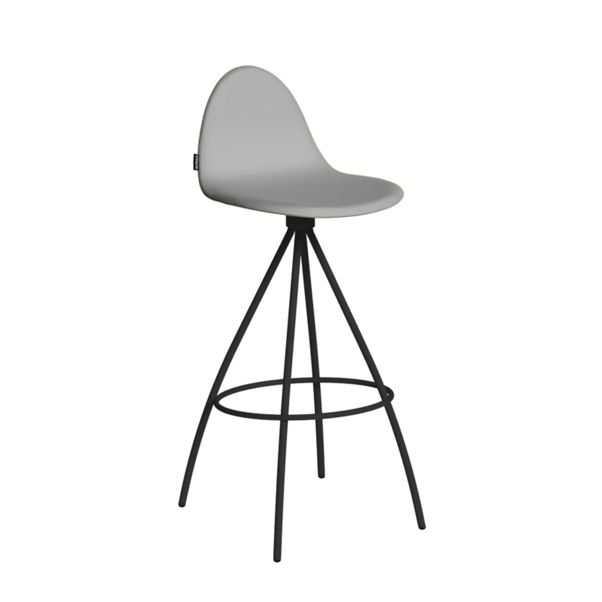 Petris - Tabouret haut design en tissu — vue 3
