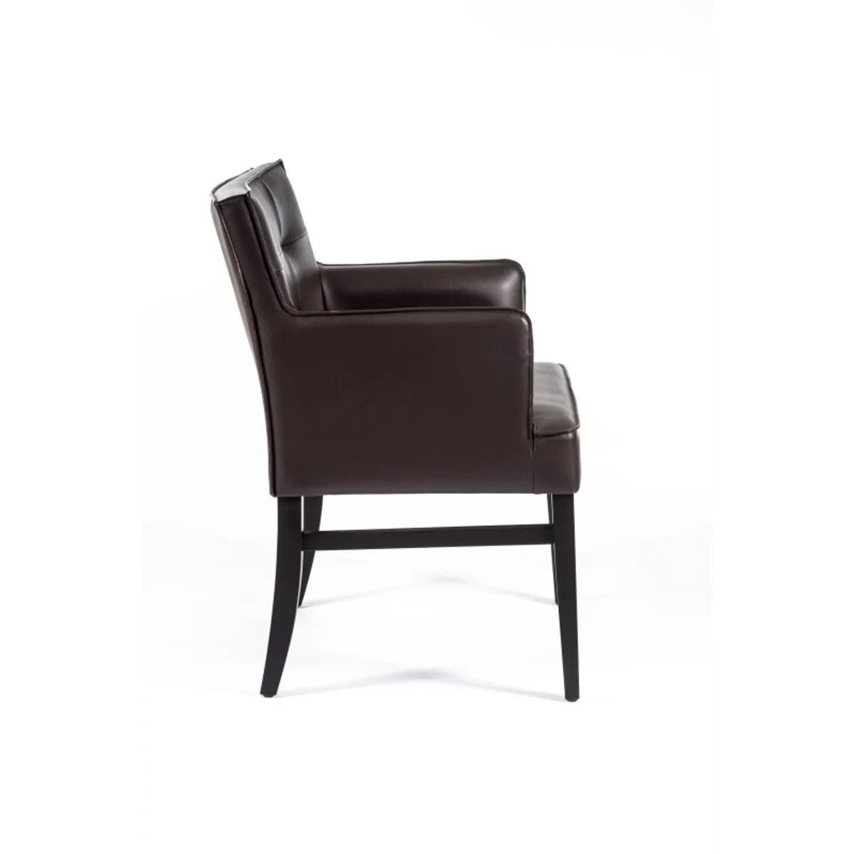 Diem 4 - Fauteuil matelassé en synthétique et bois — vue 5