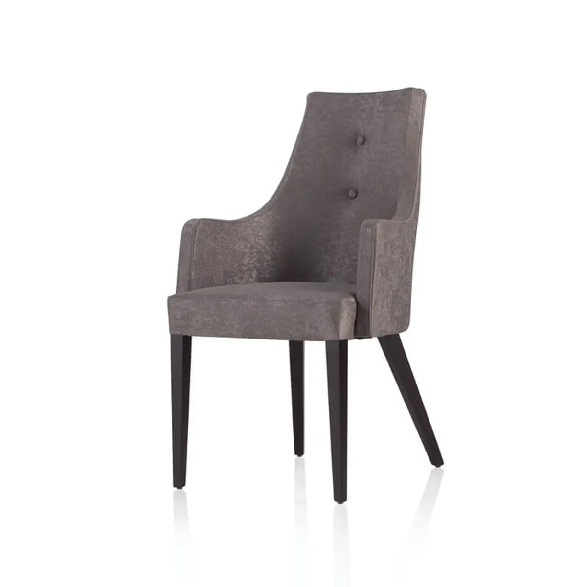 Park Bridge - Fauteuil contemporain en tissu et pieds bois — vue 3