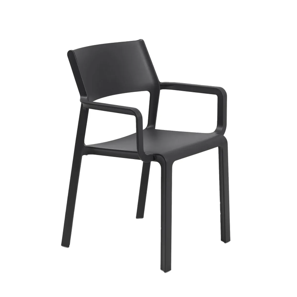 Trill - Fauteuil moderne empilable en polypropylène — vue 4