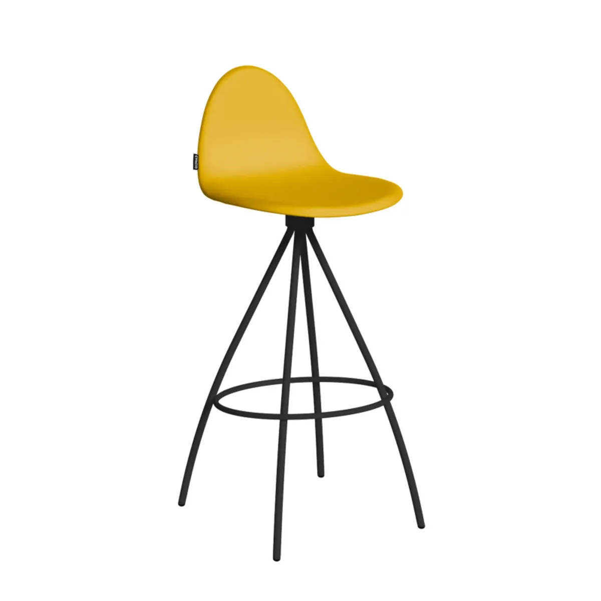 Petris - Tabouret haut design en tissu — vue 5
