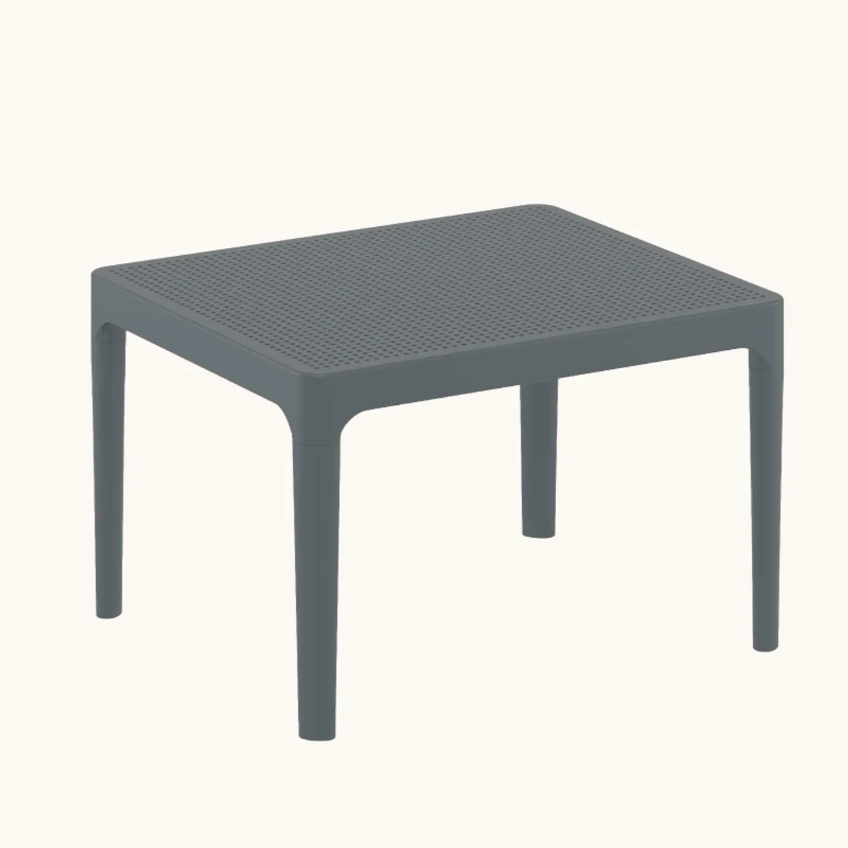 Sky Side - Table basse de jardin rectangulaire en résine
