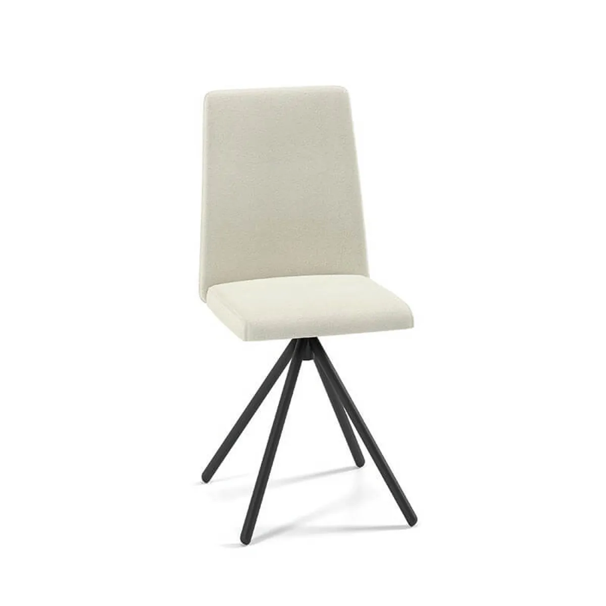 Pinot - Chaise moderne pivotante en tissu — vue 4