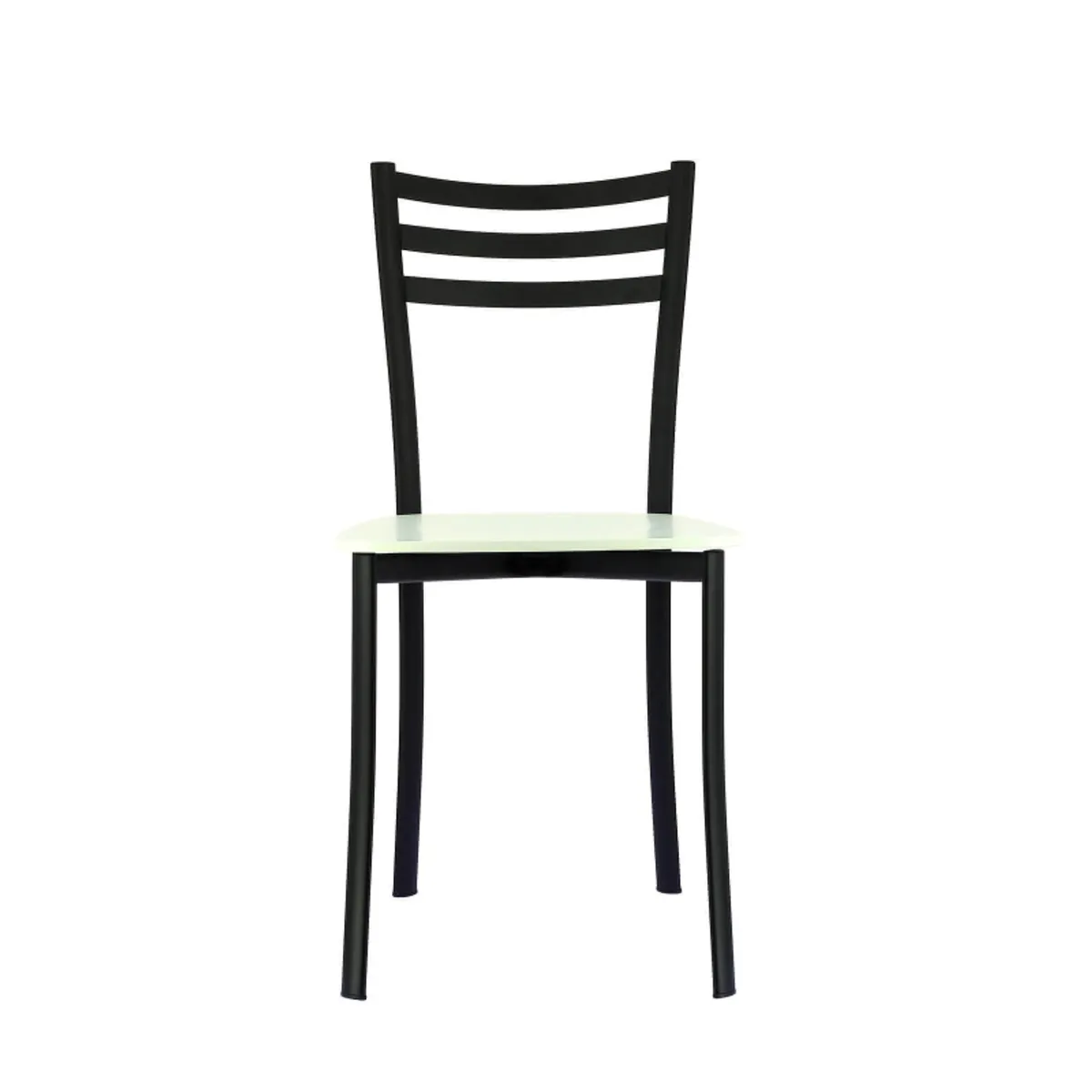 Ace 1320 - Chaise de cuisine en métal et assise bois — vue 3