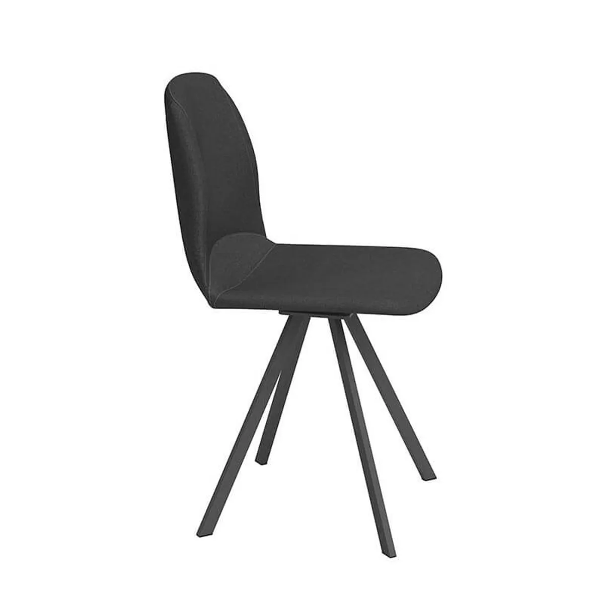 Girona - Chaise moderne coque pivotante en simili — vue 5