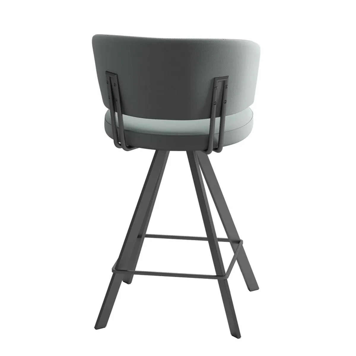 Allure - Tabouret snack design pivotant en tissu — vue 5