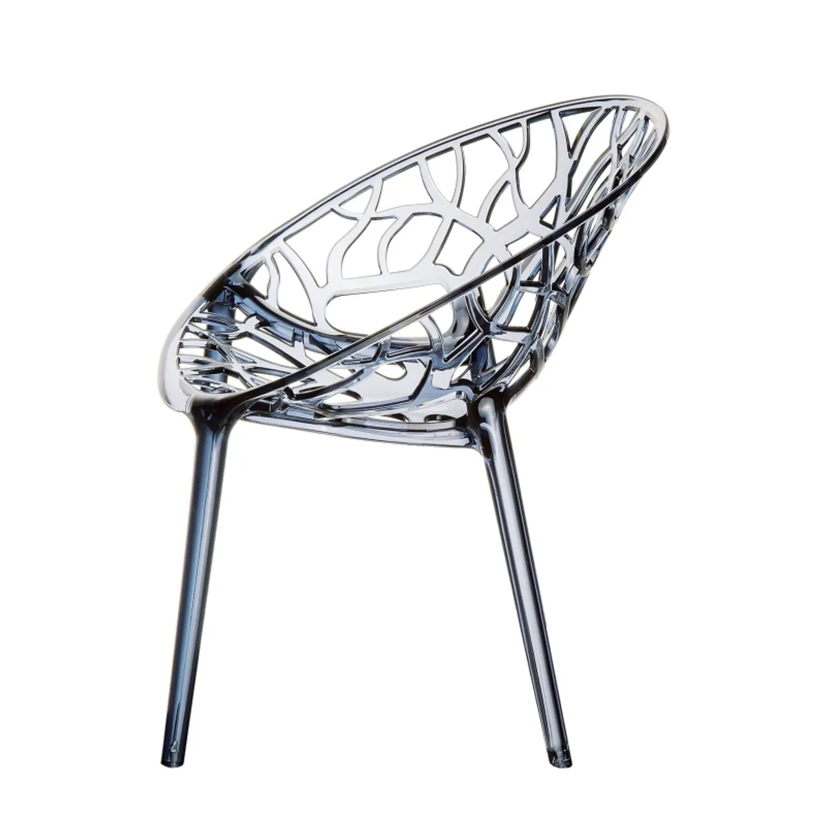 Crystal - Chaise design en polycarbonate — vue 4