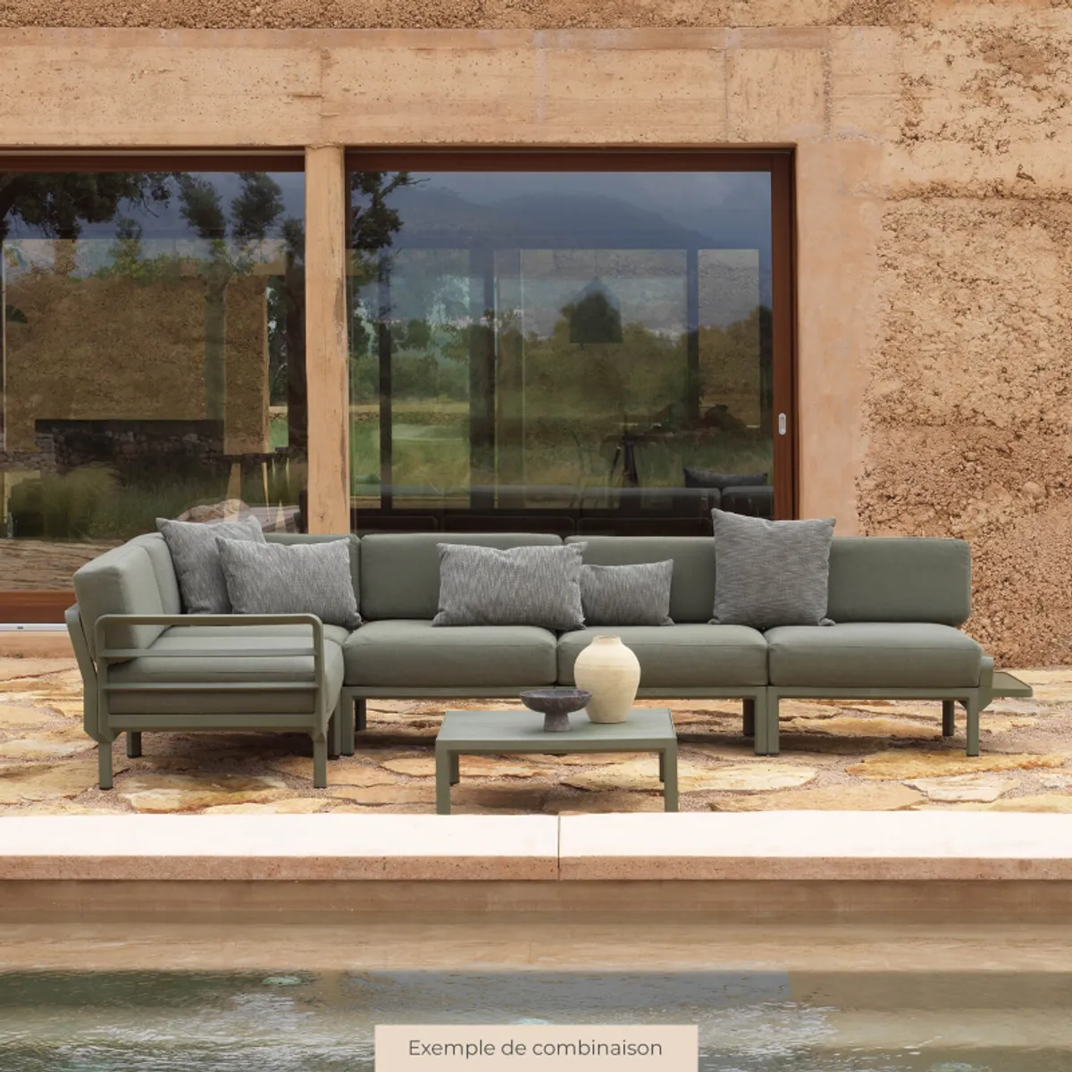 Maximo elemento - Fauteuil de jardin d'angle configurable — vue 4
