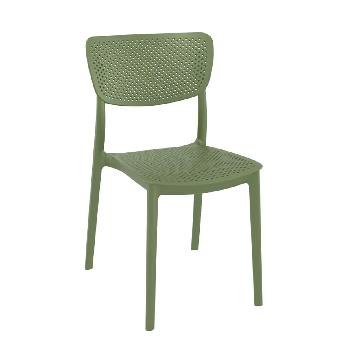 Lucy - Chaise de jardin en polypropylène micro perforé — vue 3