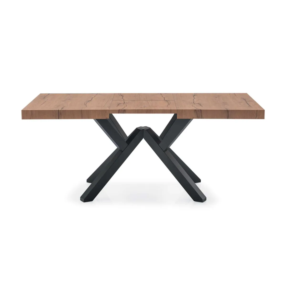 Mikado Connubia© - Table extensible design en mélaminé avec pieds en bois — vue 5