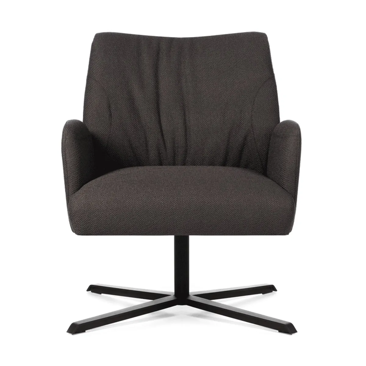 Enora Mobitec® - Fauteuil cocooning pivotant en tissu et métal — vue 3