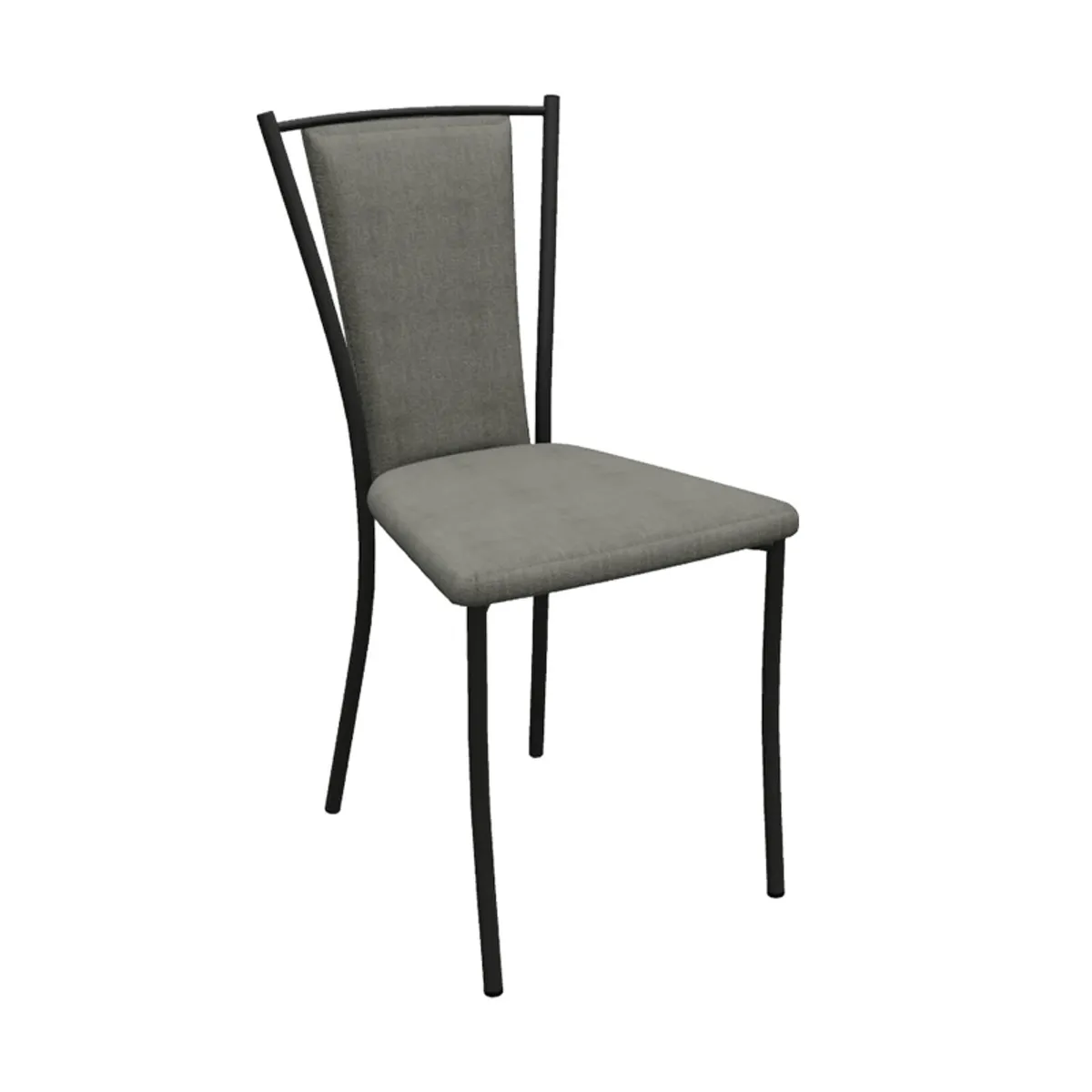 Reina - Chaise en tissu de style contemporain fabriquée en Belgique — vue 3