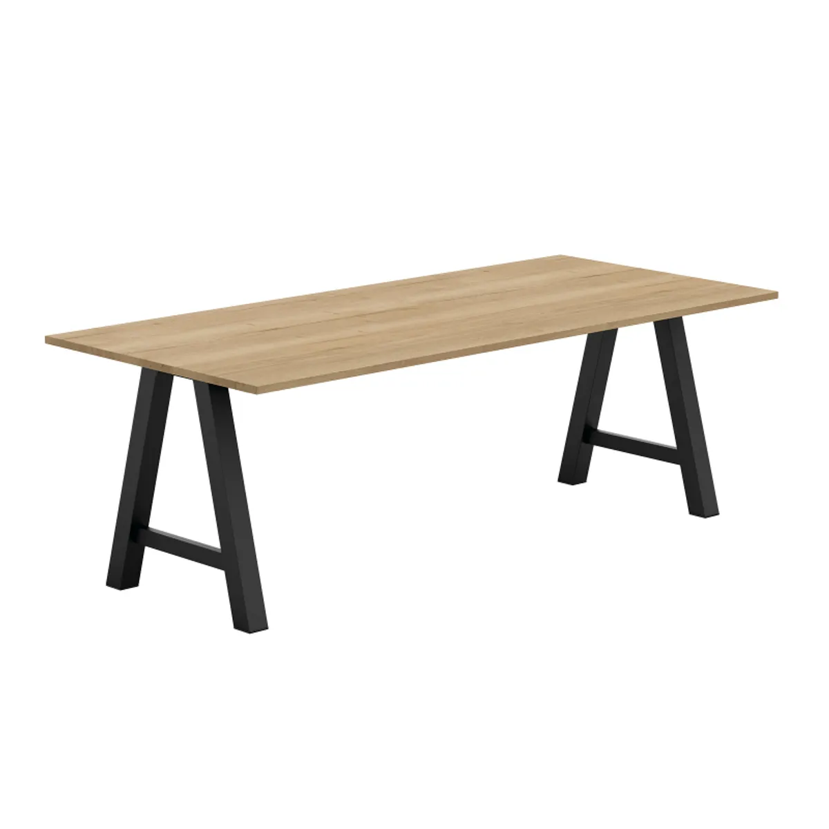 Alegro XL - Grande table rectangulaire avec pieds en forme de tréteau — vue 3