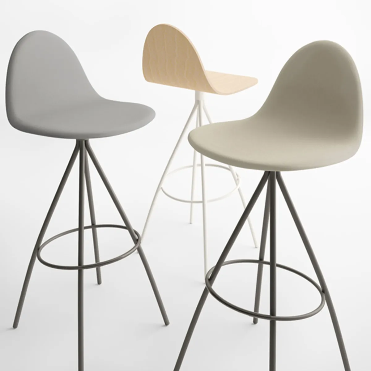 Petris - Tabouret haut design — vue 4