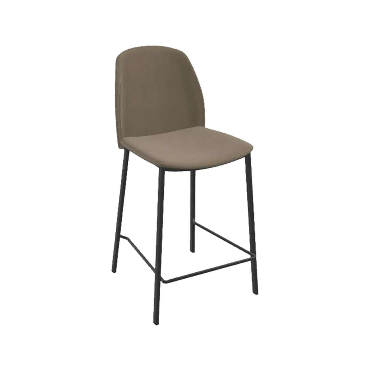 Olivia - Tabouret snack moderne en tissu — vue 5