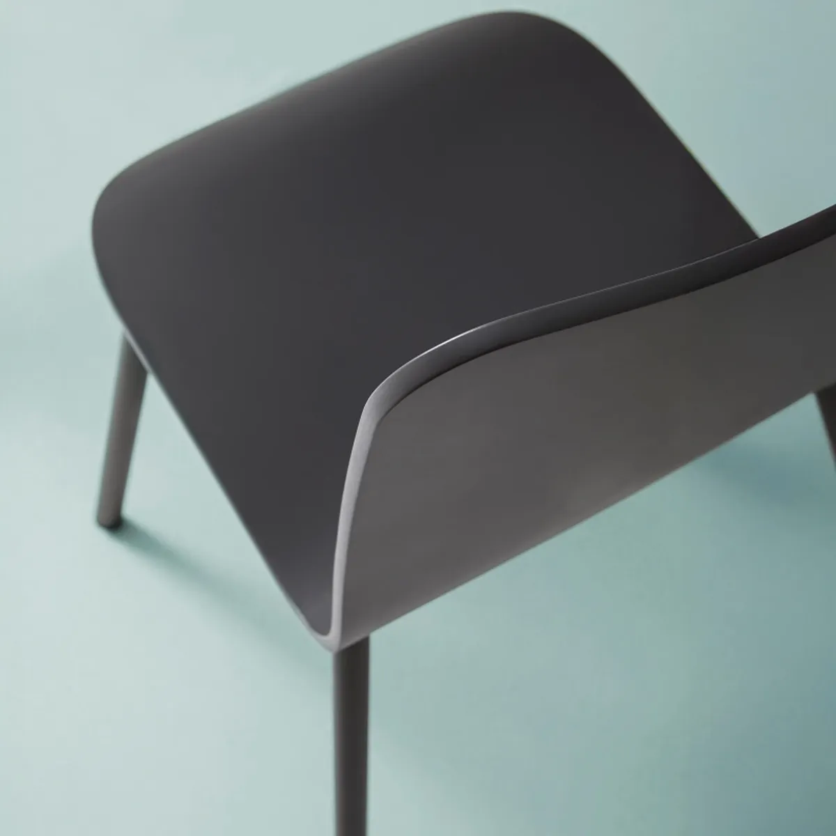Pepper Mobliberica® - Tabouret snack minimaliste en bois et pieds en métal — vue 5