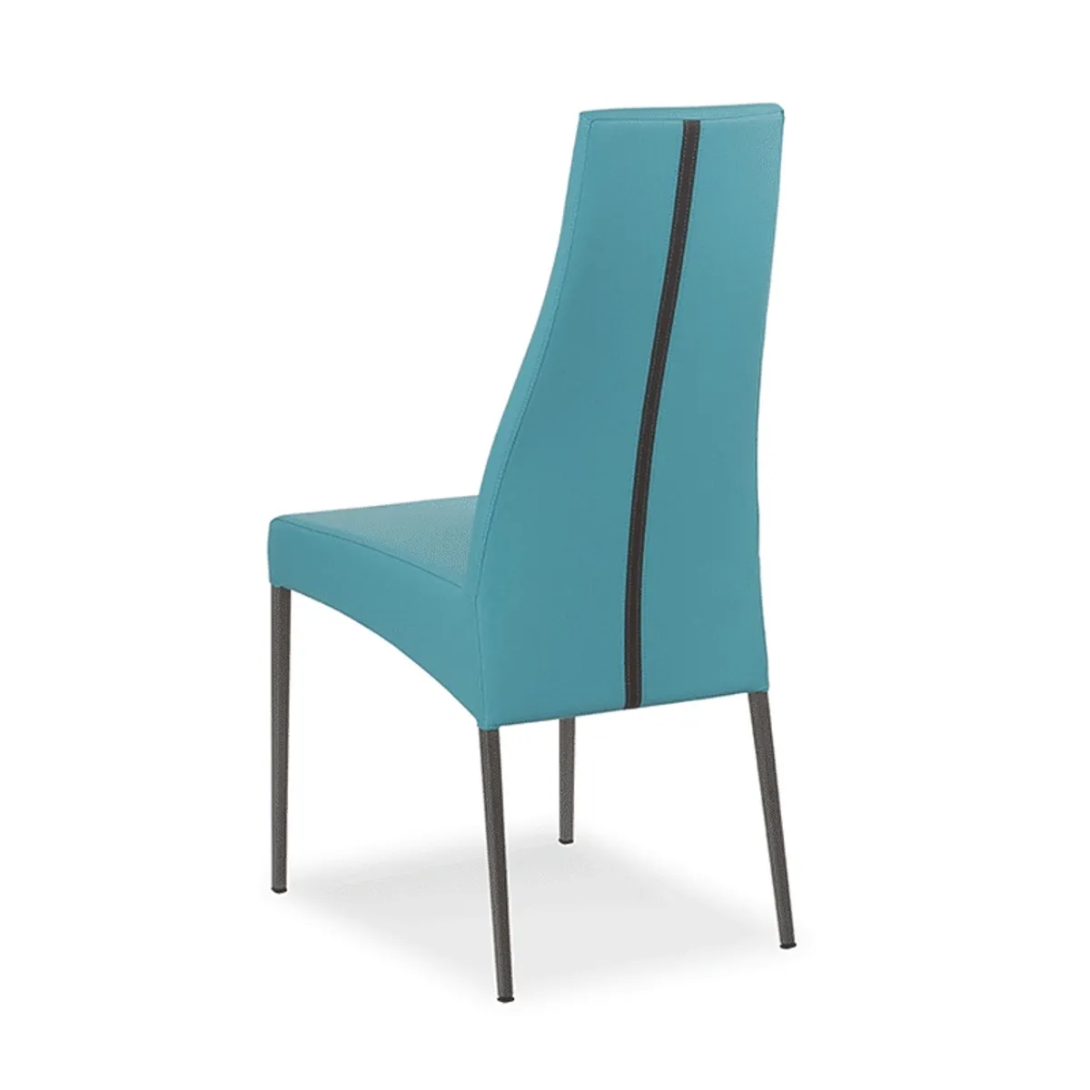 Carla - Chaise de salle à manger italienne en synthétique — vue 3