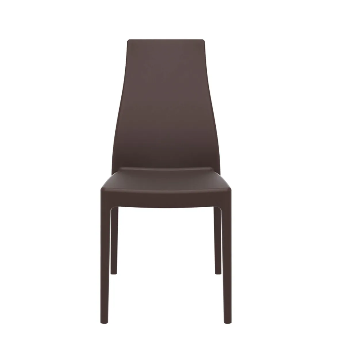 Miranda - Chaise empilable en polypropylène — vue 4