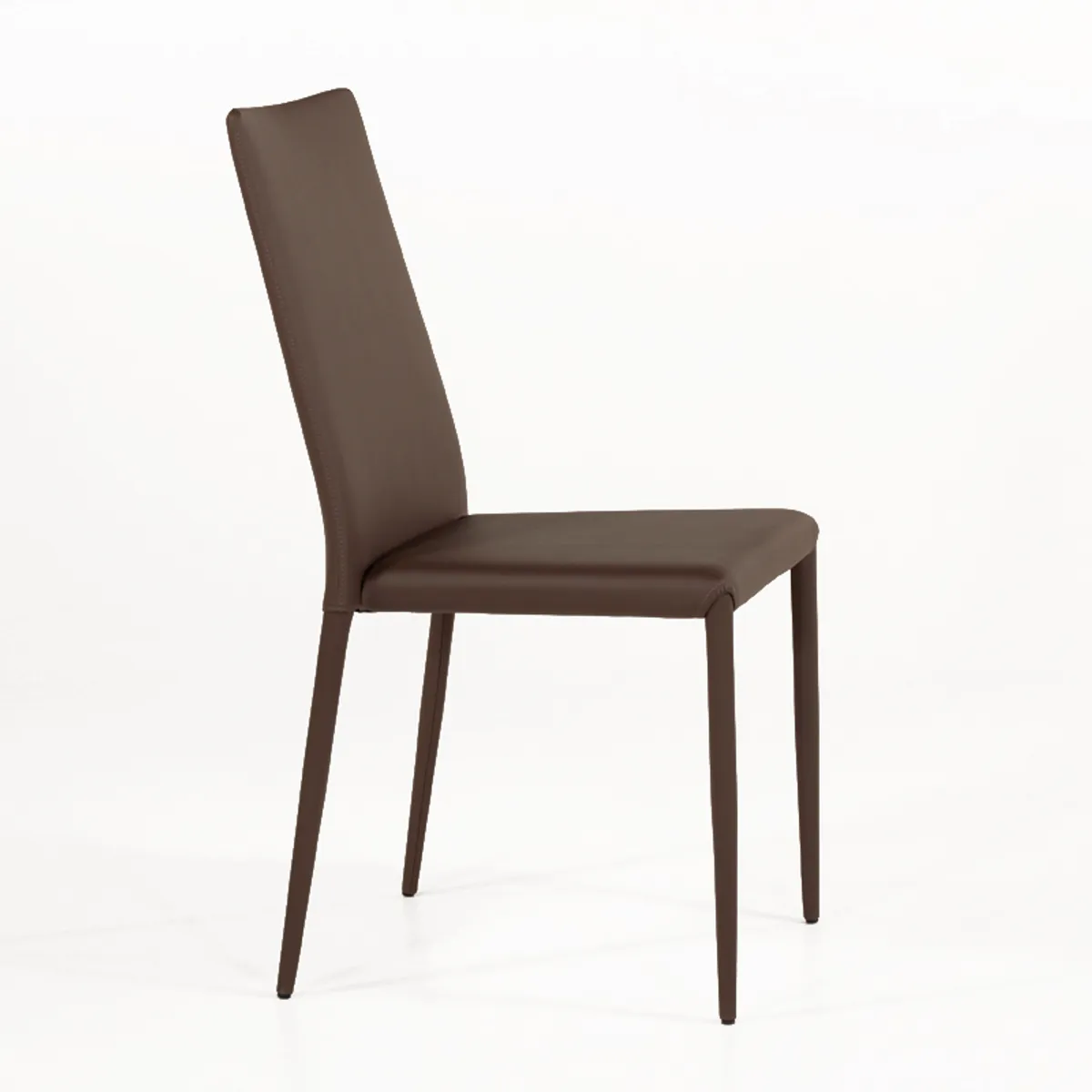 Bea - Chaise contemporaine en cuir — vue 5