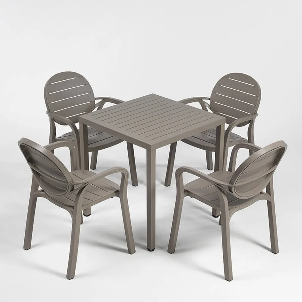 Cube - Table de jardin réglable en hauteur carrée fabriquée en Italie — vue 3