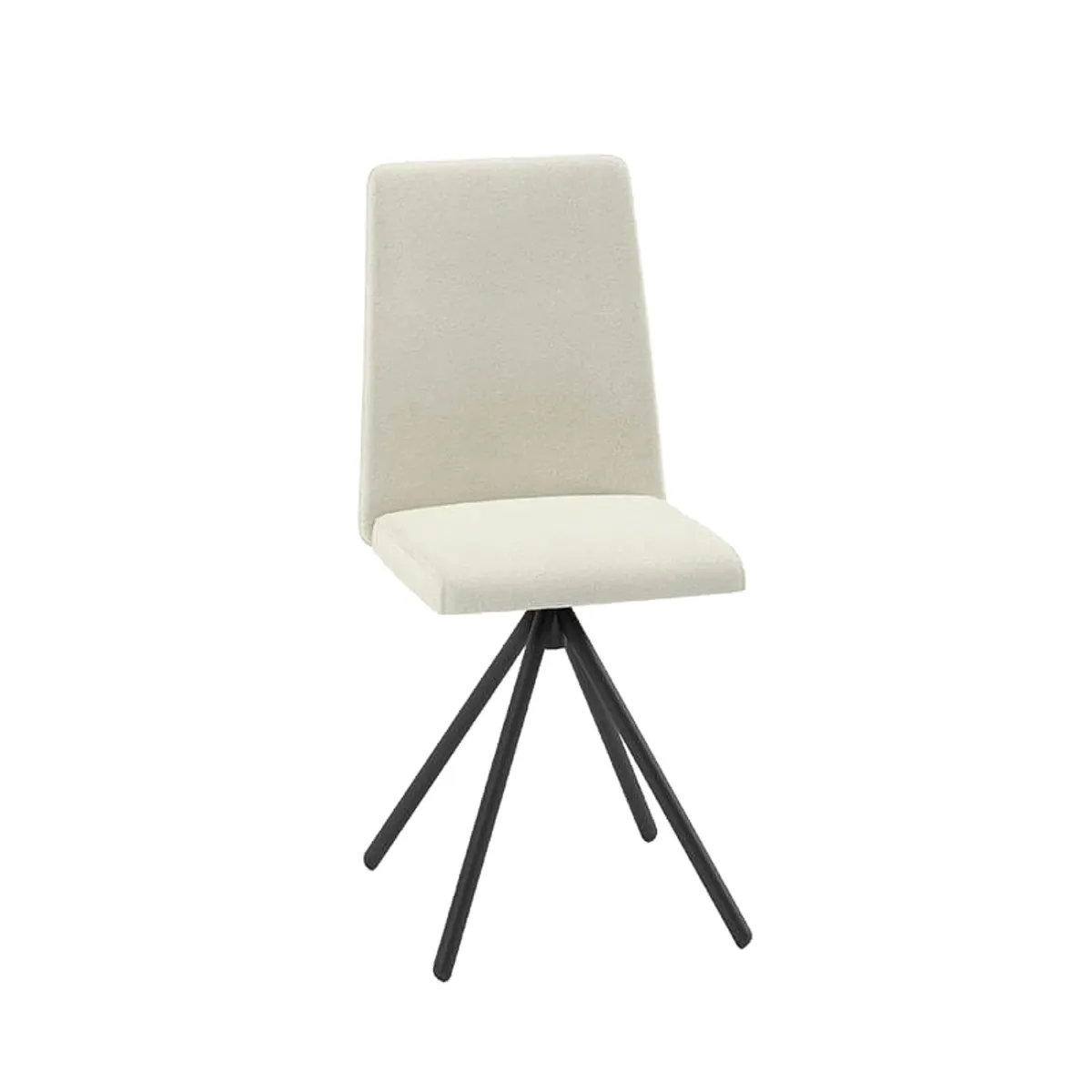 Pinot - Chaise moderne pivotante en tissu — vue 3